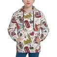 thumbnail image 1 of Sikiie London Landmark1 Youth Hoodie Sweatshirt Pullover Hooded Classic Casual Essentials Hoodiefor Boys Girls Kids -Small, 1 of 6