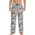 thumbnail image 1 of Sikiie London Symbols1 Mens Pajama Pants Sleep & Lounge Pants, PJ Bottoms With elastic waistb and Pockets Large, 1 of 6