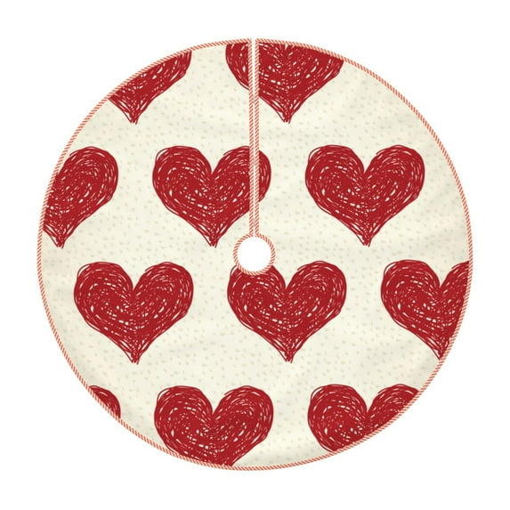 Sikiie Love Nativity Christmas Tree Skirt, Jesus Christian Winter Holiday Tree Mat Decoration(30-48IN)36"