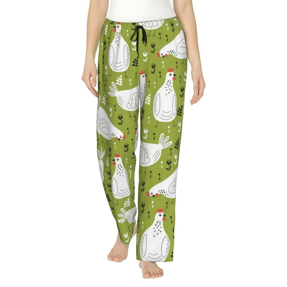 Sikiie Lovely Chickens Women’s Ultra-Soft Comfy Lounge Pants Sleepwear Comfy Lounge Pants Drawstring Sleep Bottoms with PocketsSmall