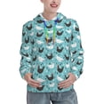 thumbnail image 1 of Sikiie Lovely Roosters Women's Casual Hoodies Long Sleeve Lightweight Pullover Tops Loose Sweatshirt-X-Large, 1 of 7