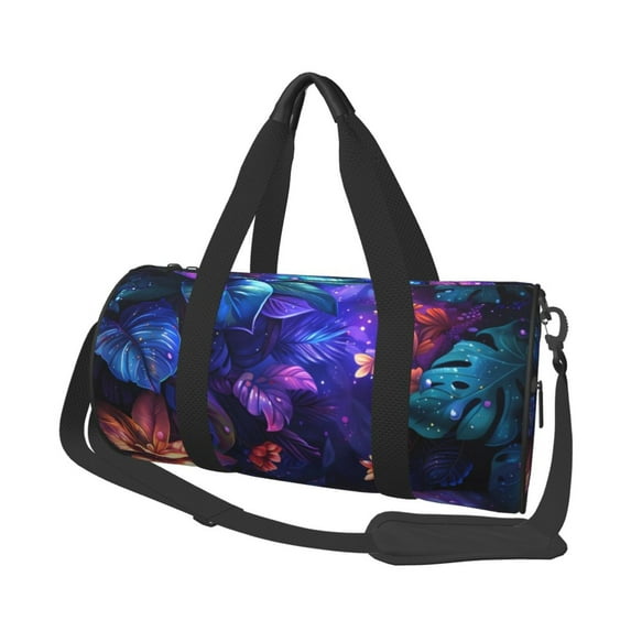 Sikiie Magic Colorful Forest Leaves Duffel Bag, Travel Bag, Sports Gym Bag - Ideal for Sports, Gym, Overnight Stays
