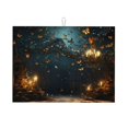 thumbnail image 1 of Sikiie Magical Library Butterfly Night Dish Drying Mat, Kitchen Counter Mat, Self Drying Mat for Kitchen Counter Dish Drying Pad ,for Dishes, Utensils, Pots and Pans(24" x 18"), 1 of 7