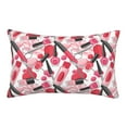 thumbnail image 1 of Sikiie Makeup Print Plush Pillow Cover, Wrinkle-proof and Stain-resistant Pillow Protector without Pillow Core, Home Decoration-16"x24", 1 of 6