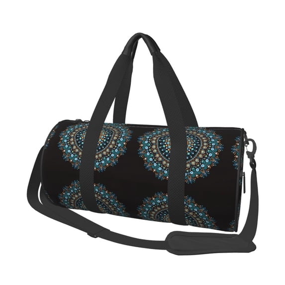 Sikiie Mandala Duffel Bag, Travel Bag, Sports Gym Bag - Ideal for Sports, Gym, Overnight Stays