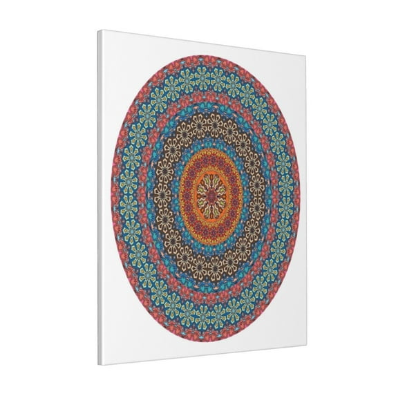 Sikiie Mandala Print Canvas Decorative Hanging Painting, Anti-shrinkage Hanging Frame, Suitable for Home, Office Wall Decorations