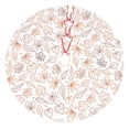 thumbnail image 1 of Sikiie Maple Leaves 30-48 inches {designName} Print Christmas Tree Skirt Snowman Xmas Tree Skirt with Edge Christmas Decorations for Holiday Party30", 1 of 7