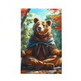 thumbnail image 1 of Sikiie Maple Meditating Bear Waffle Weave Kitchen Dish Cloth,Super Absorbent Kitchen Dish Towels 16*26 Inches for Dish Rags Washing Dishes, Drying Dishes, 1 of 7