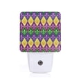 thumbnail image 1 of Sikiie Mardi Gras4 Led Night Light, Warm White,Cool White Lights for Bathroom,Hallway,Bedroom, Kids Room-US, 1 of 7