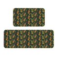 thumbnail image 1 of Sikiie Mask Tropical Flower Kitchen Mat 2 PCS Cushioned Kitchen Rug, Waterproof Non-Slip Kitchen Mats for Kitchen, Floor Home, Sink, Laundry, 1 of 6