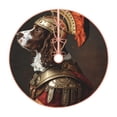 thumbnail image 1 of Sikiie Medieval Knight Dog Christmas Tree Skirt, Christmas Tree Decorations, Christmas Decor, Tree Mat Decoration(30-48IN)-30", 1 of 6