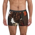 thumbnail image 1 of Sikiie Medieval Knight Dog Print Men's Boxer Briefs, Elastic Waistband Boxer Briefs Leggings-XX-Large, 1 of 5