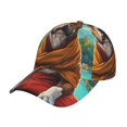 thumbnail image 1 of Sikiie Meditating French Bulldog Unisex Vintage Washed Unstructured Baseball Cap Soft Cap Adjustable Unisex Baseball Hat Dad Hat, 1 of 6