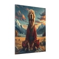 thumbnail image 1 of Sikiie Meditating Golden Retriever Print Canvas Decorative Hanging Painting, Anti-shrinkage Hanging Frame, Suitable for Home, Office Wall Decorations, 1 of 6