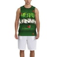 thumbnail image 1 of Sikiie Merry Christmas Basketball Jersey Reversible Men's Mesh Athletic Sports Shirts Training Practice S-4XL3X-Large, 1 of 6