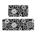 thumbnail image 1 of Sikiie Metallic Gears Kitchen Mat 2 PCS Cushioned Kitchen Rug, Waterproof Non-Slip Kitchen Mats for Kitchen, Floor Home, Sink, Laundry, 1 of 6