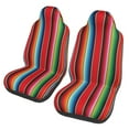 thumbnail image 1 of Sikiie Mexican Serape Blanket Stripes Car Seat Protector 2 Pack Car Seat Cushion Mat, Car Seat Covers for SUV, Truck, Van, 1 of 7
