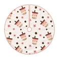 thumbnail image 1 of Sikiie Milk Tea Nativity Christmas Tree Skirt, Jesus Christian Winter Holiday Tree Mat Decoration(30-48IN)30", 1 of 6