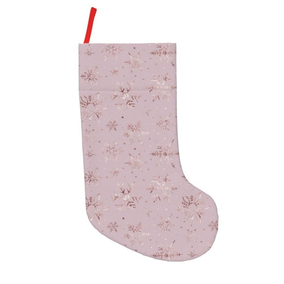 Sikiie Minimalist Snowflake Christmas Stockings,18 Inches Christmas Stockings Xmas Hanging Stockings for Family Christmas Decorations & Gifts