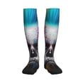 thumbnail image 1 of Sikiie Modern Abstract Colorful Skull 1 Pairs Compression Socks for Men and Women 15-20 mmHg Running Support Socks, 1 of 7