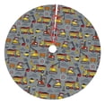 thumbnail image 1 of Sikiie Modern Excavator 30-48 inches {designName} Print Christmas Tree Skirt Snowman Xmas Tree Skirt with Edge Christmas Decorations for Holiday Party48", 1 of 7