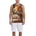 thumbnail image 1 of Sikiie Modern Floral Guinea Pig Basketball Jersey Reversible Men's Mesh Athletic Sports Shirts Training Practice S-4XLMedium, 1 of 6
