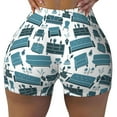 thumbnail image 1 of Sikiie Modern Furniture Print Workout Shorts Women Scrunch Butt Gym Shorts Seamless High Waist Tummy Control Yoga Biker Athletic Shorts, 1 of 5