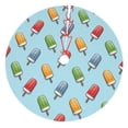 thumbnail image 1 of Sikiie Modern Ice Cream 30-48 inches {designName} Print Christmas Tree Skirt Snowman Xmas Tree Skirt with Edge Christmas Decorations for Holiday Party, 1 of 7