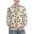 thumbnail image 1 of Sikiie Monkeys Swinging from Palms Women's Casual Hoodies Long Sleeve Lightweight Pullover Tops Loose Sweatshirt-X-Large, 1 of 7