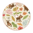 thumbnail image 1 of Sikiie Monkeys in the Jungle Nativity Christmas Tree Skirt, Jesus Christian Winter Holiday Tree Mat Decoration(30-48IN)48", 1 of 6