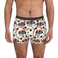 thumbnail image 1 of Sikiie Monster truck Print Men's Boxer Briefs, Elastic Waistband Boxer Briefs Leggings-Small, 1 of 5