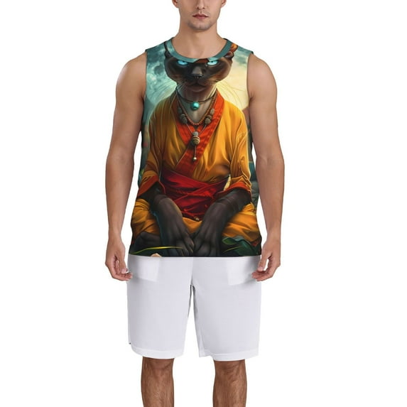Sikiie Moonlit Hairless Cat Monk Basketball Jersey Reversible Men's Mesh Athletic Sports Shirts Training Practice S-4XLXX-Large