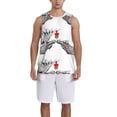 thumbnail image 1 of Sikiie Moose Kissing Under Mistletoe Basketball Jersey Reversible Men's Mesh Athletic Sports Shirts Training Practice S-4XL3X-Large, 1 of 6