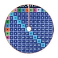 thumbnail image 1 of Sikiie Multiplication Table Christmas Tree Skirt, Christmas Tree Decorations, Christmas Decor, Tree Mat Decoration(30-48IN)-48", 1 of 6