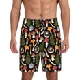 thumbnail image 1 of Sikiie Mushrooms Mens Pajama Shorts, Lightweight Lounge Pant with Pockets Soft Sleep Pj Shorts for MenMedium, 1 of 6