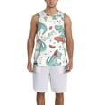 thumbnail image 1 of Sikiie Music Lover Dinosaur Basketball Jersey Reversible Men's Mesh Athletic Sports Shirts Training Practice S-4XL3X-Large, 1 of 6