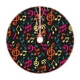 thumbnail image 1 of Sikiie Music Notes Christmas Tree Skirt, Christmas Tree Decorations, Christmas Decor, Tree Mat Decoration(30-48IN)-36", 1 of 6