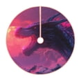 thumbnail image 1 of Sikiie Mystical Dragon Under Moon Christmas Tree Skirt, Christmas Tree Decorations, Christmas Decor, Tree Mat Decoration(30-48IN)-48", 1 of 6