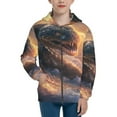 thumbnail image 1 of Sikiie Mythical Serpent Mountain Sunrise Zip Up Hoodie Teenage, hoodies for Teenage, Zipper Sweatshirt Jacket for Daily, Traveling-Medium, 1 of 6