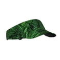 thumbnail image 1 of Sikiie Natural Green Leaves Sun Visor Hat Adjustable Velcro Golf Visor Sports Sunscreen Visor Hat for Outdoor Activities, 1 of 7