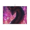 thumbnail image 1 of Sikiie Neon Futuristic Dragon Dish Drying Mat, Kitchen Counter Mat, Self Drying Mat for Kitchen Counter Dish Drying Pad ,for Dishes, Utensils, Pots and Pans（24" x 18"）, 1 of 7