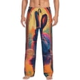 thumbnail image 1 of Sikiie Neon Rabbit In Archway Pajama Pants Men, PJ Bottoms, Sleep & Lounge Pants-XX-Large, 1 of 6
