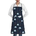 thumbnail image 1 of Sikiie Night Forest Wolf Aprons for Kitchen Cooking Aprons, Chef Apron for Men Women Chef, 1 of 7