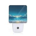 thumbnail image 1 of Sikiie Night Sky Beach Scene Led Night Light, Warm White,Cool White Lights for Bathroom,Hallway,Bedroom, Kids Room-EU, 1 of 7