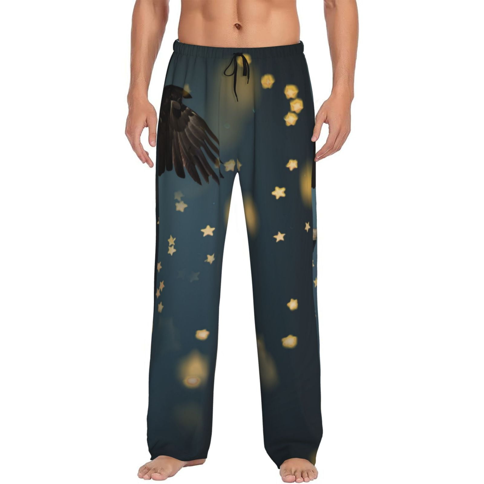 Sikiie North American Bald Eagle Pajama Pants Men, PJ Bottoms, Sleep