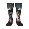 thumbnail image 1 of Sikiie North American Bald Eagle1 Knee Socks, High Socks Long Stretchy Sock Women Knee High Stocking, Long Socks for Women, 1 of 6
