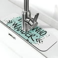 thumbnail image 1 of Sikiie Not All Who Wander Are Lost1 Splash Guard for Sink Faucet-1 PC Super Absorbent Fast Drying Mat Sink Gadgets-Splash Guard for Kitchen, Sink Mat, 1 of 7