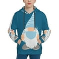 thumbnail image 1 of Sikiie Nurse Doctor Gnomes Youth Hoodie Sweatshirt Pullover Hooded Classic Casual Essentials Hoodiefor Boys Girls Kids -Large, 1 of 6