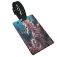 thumbnail image 1 of Sikiie Ocean Seahorse Luggage Tags Privacy Cover ID Label Suitcase Tags Identifiers For School Bags,Suitcases, 1 of 7