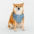 thumbnail image 1 of Sikiie Ocean on Striped Dog Bandanas-Dog Scarf Bib Kerchief Breed for Dogs and Small for Pets Gift-Large, 1 of 5